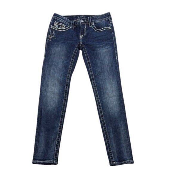 Vigoss New York Skinny Classic Fit Low Rise Jeans Women’s Size 26 - Picture 1 of 11